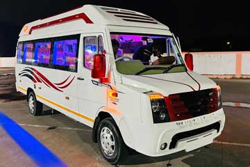 1x1 Maharaja 12 Seater Tempo Traveller Rentals