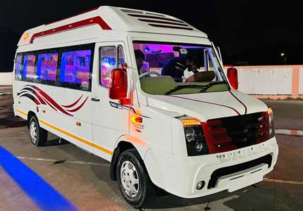 1x1 Maharaja 12 Seater Tempo Traveller Rentals